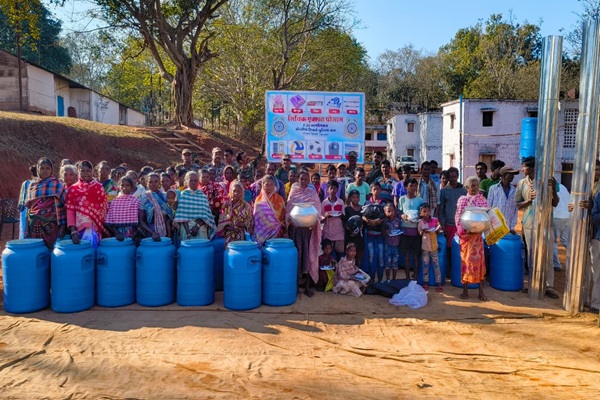 Gua : भनगांव करमपदा में सीआरपीएफ का सिविक एक्शन प्रोग्राम आयोजित