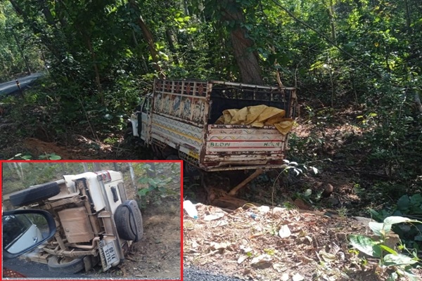 Gua : किरीबुरू–छोटानागरा मार्ग पर दो सड़क हादसे, बाल-बाल बचे लोग