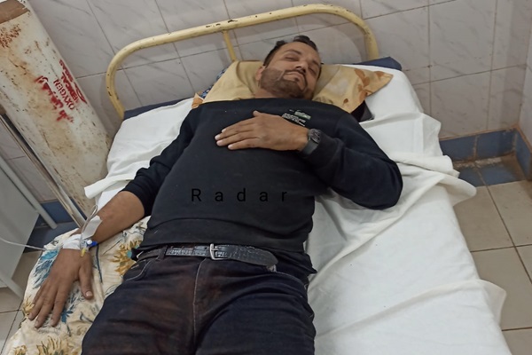 Baharagoda : NH-49 पर भीषण सड़क हादसा, बाइक सवार गंभीर रूप से घायल