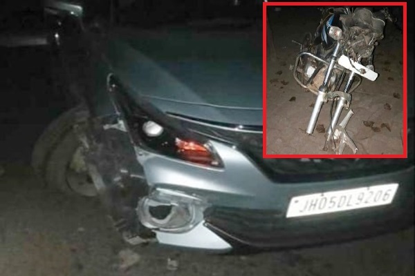 Patamda : पटमदा में कार–बाइक की भीषण टक्कर, युवक आठ घंटे जंगल में पड़ा रहा