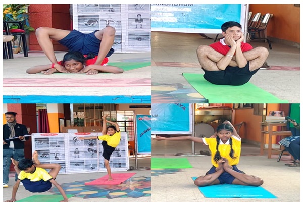 Baharagoda : नवोदय विद्यालय बहरागोड़ा में इंटरहाउस योग प्रतियोगिता का आयोजन