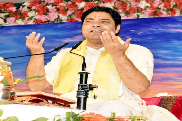 Jamshedpur : श्री कृष्ण और रुक्मिणी विवाह का प्रसंग सुन भाव विभोर हुए भक्त, तुलसी भवन में भागवत कथा का विश्राम 21 को