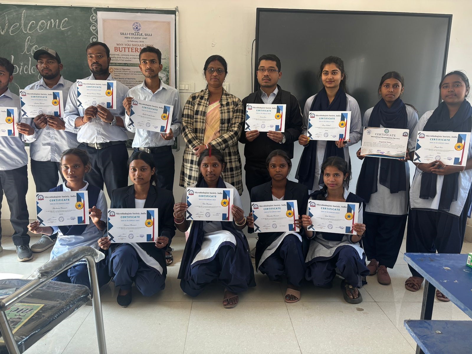 Muri : सिल्ली कॉलेज में बटरमिल्क जागरूकता कार्यक्रम व एमबीएसआई छात्र इकाई का उद्घाटन