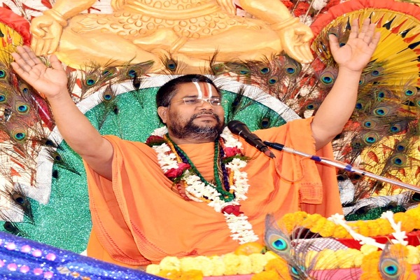 Jamshedpur : सूदर्शनाचार्य महाराज ने बच्चों को संस्कारित और सदाचारी बनाने के लिए किया प्रेरित, बिष्टुपुर में शिव महापुराण कथा के दूसरे दिन कथावाचक ने कई प्रसंग का किया वर्णन