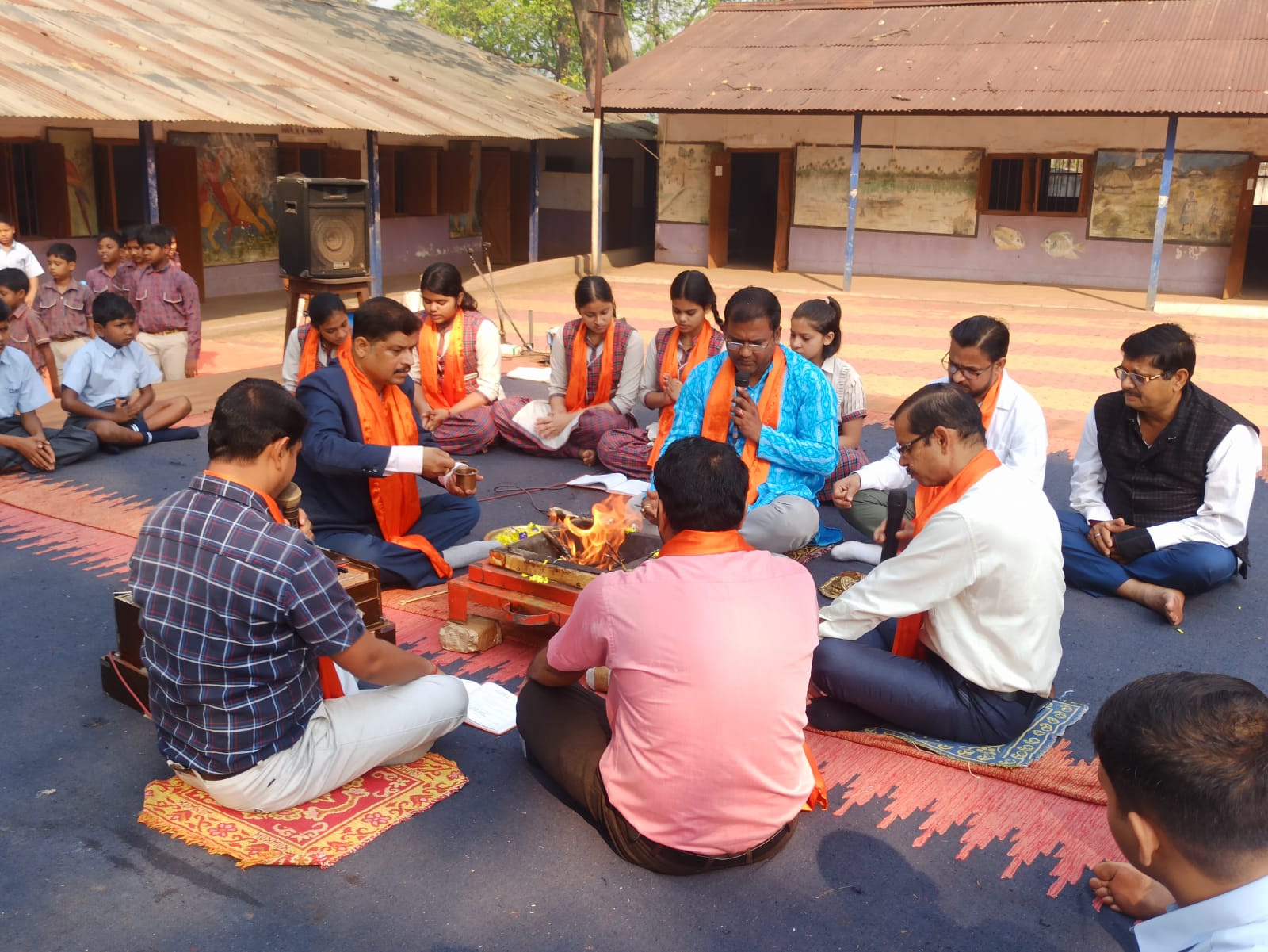 Gua : सेल डी.ए.वी चिड़िया में वैदिक हवन के साथ 2026-27 सत्र की शुरुआत