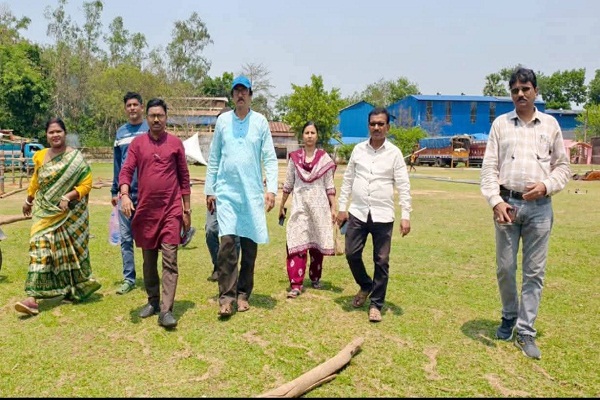 Jhargram : ममता बनर्जी की झाड़ग्राम में चुनावी रैली 11 को, टीएमसी नेताओं ने सभास्थल का किया निरीक्षण