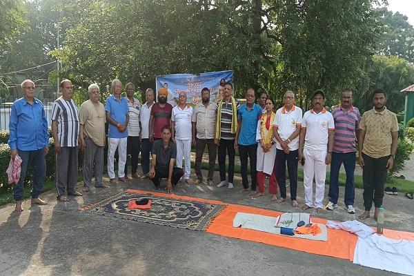Jamshedpur : टिनप्लेट पार्क में सात दिवसीय पतंजलि सर्व रोग निवारक शिविर का शुभारंभ