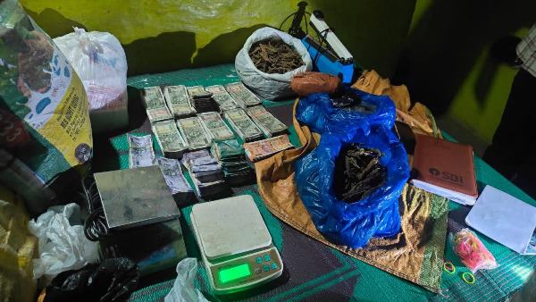 Jamshedpur : डोबो पुल के पास पुलिस की संयुक्त छापेमारी, 3 किलो गांजा और ₹5.19 लाख नकद बरामद
