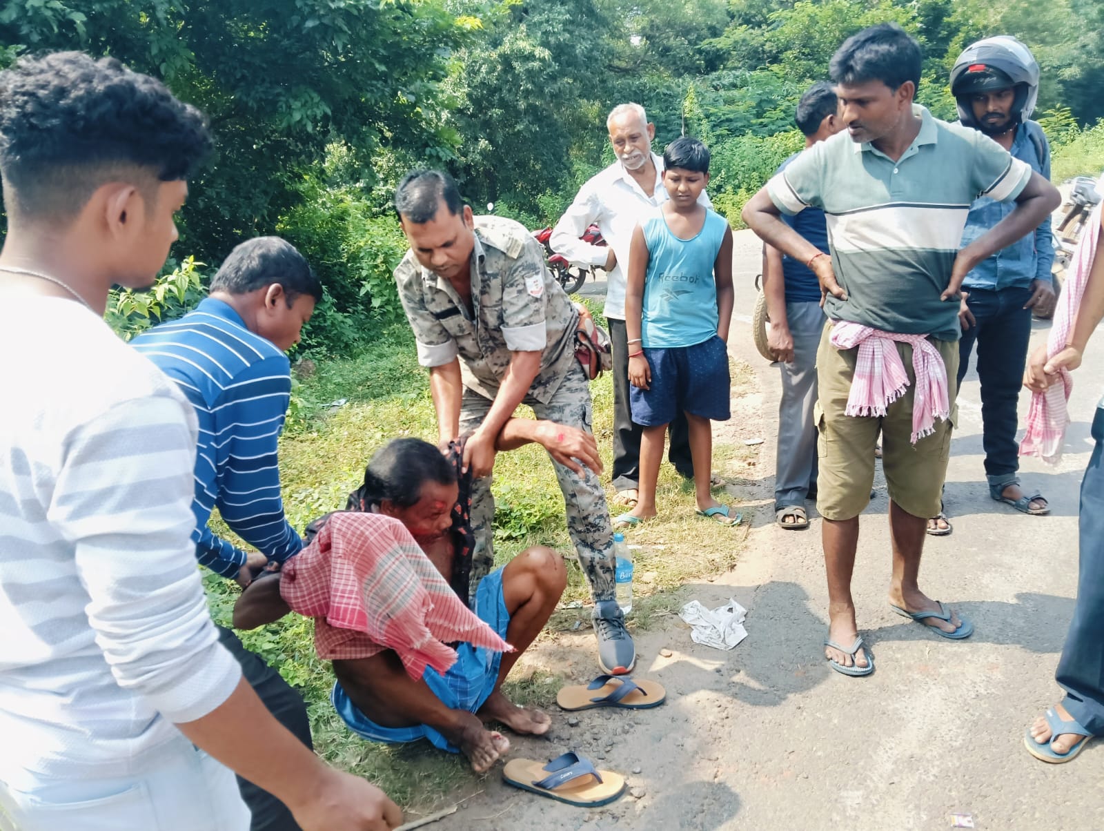 Bahragora : एनएच-49 पर दारिशोल के पास अज्ञात वाहन ने साइकिल सवार को कुचला