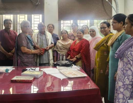 Jamshedpur : डॉ. कमलेश कुमार कमलेन्दु कोल्हान विश्वविद्यालय के सीनेट सदस्य मनोनीत, कॉलेज में किया गया सम्मानित